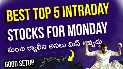 Intraday Stocks To BUY Tomorrow In Telugu Intraday Stocks To Watch