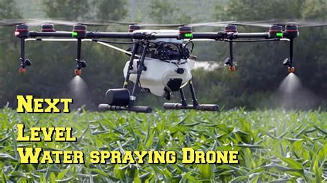 Most Insane Irrigation Technique With Dronewater Spraying Drone Tech