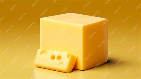 Premium Photo A Block Of Cheese Sitting Next To A Block Of Cheese