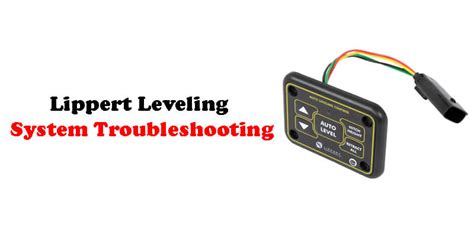 Lippert Leveling System Troubleshooting