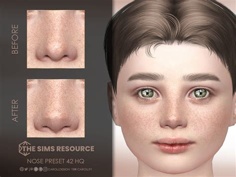 The Sims Resource Nose Preset 42 Hq In 2024 Sims 4 Cc Makeup Sims