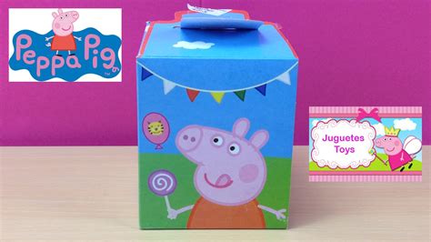 Caja Sorpresa Peppa Pig En Espa Ol Juguetes De Peppa Pig Toys Peppa