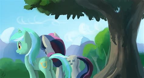 Lyra and Bon Bon by Raikoh-illust on DeviantArt