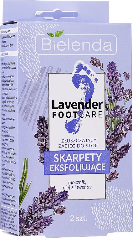 Bielenda Lavender Foot Care Ексфолиращи маска чорапи за крака Makeup bg