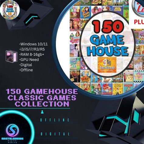 Pc Game Digital 150 Gamehouse Classic Games Collection Shopee Malaysia