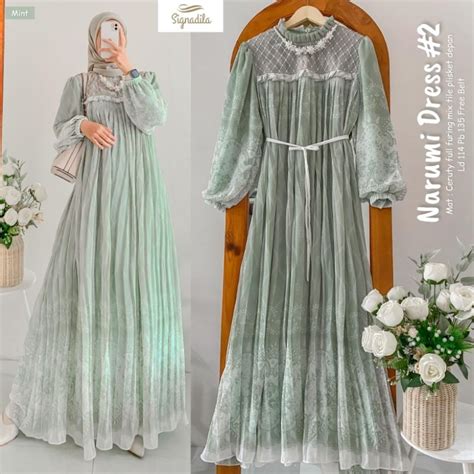 Jual Narumi Dress 2 Original By Signadila Shopee Indonesia