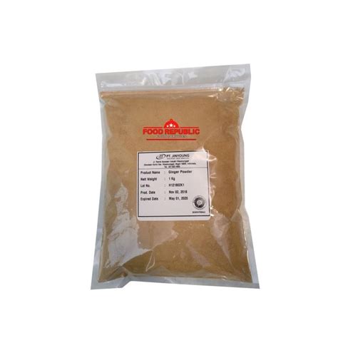 Jual Ginger Powder Jahe Putih Bubuk Kg Murni Halal Varietas Jahe