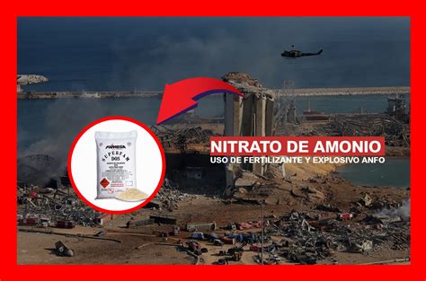 Nitrato De Amonio Uso Fertilizante Y Explosivo ANFO Ecostandard