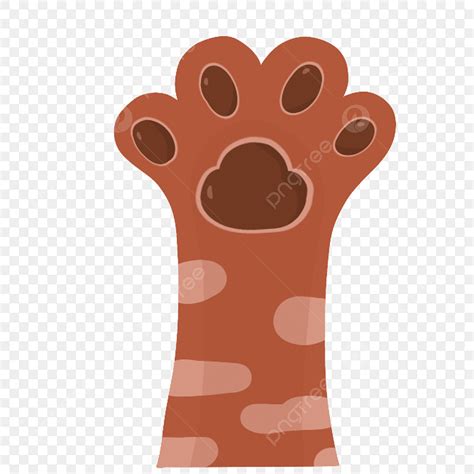 Cats Paw Png Picture Brown Cloud Pattern Cute Cat Paw Small Paw Cat