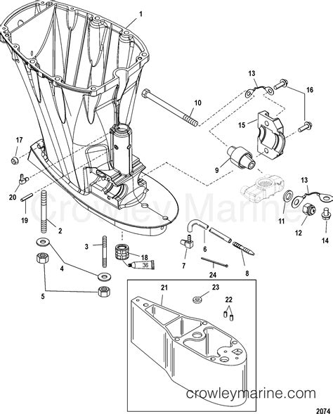 Driveshaft Housing Outboard Efi Elpt F Uf Crowley