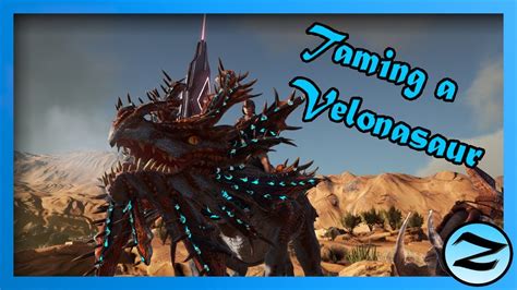 Taming A Velonasaur Ark Extinction Dlc Gameplay E Youtube