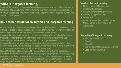 Ppt Organic Farming Vs Inorganic Farming Powerpoint Presentation