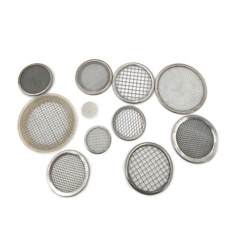 Sus 316304 Wire Woven Mesh Strainer Water Oil Filter Sifter Flake Sieves Single Medical Edging