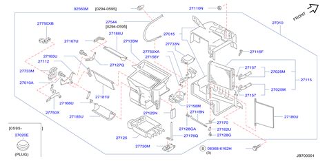 1990 Nissan 240SX Hvac Blend Door Actuator 27732 70F00 Genuine