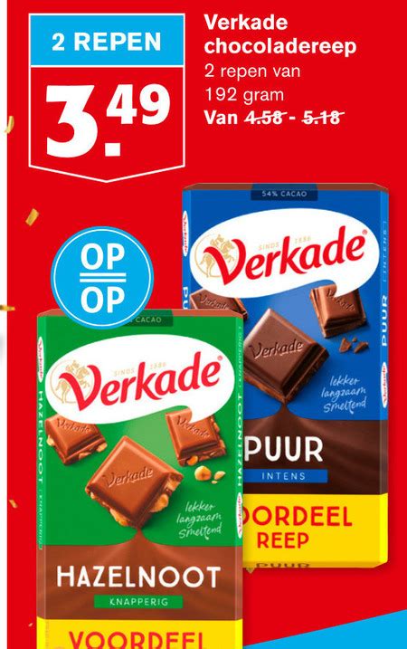 Verkade Chocolade Folder Aanbieding Bij Hoogvliet Details