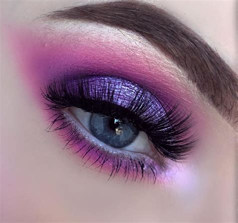 √ Purple Makeup Look