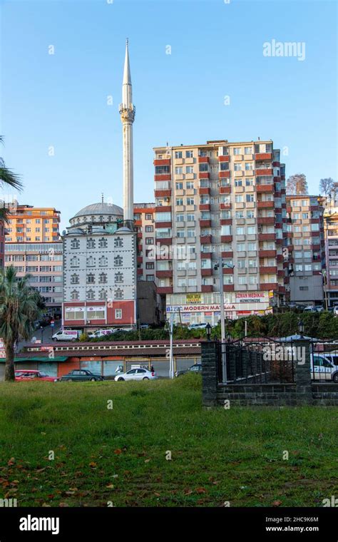 RIZE TURKEY November 9 2021 A View From The City Center Of Rize