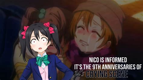 Nico Yazawa Is Informed Its The Th Anniversary Of S Crying Scene