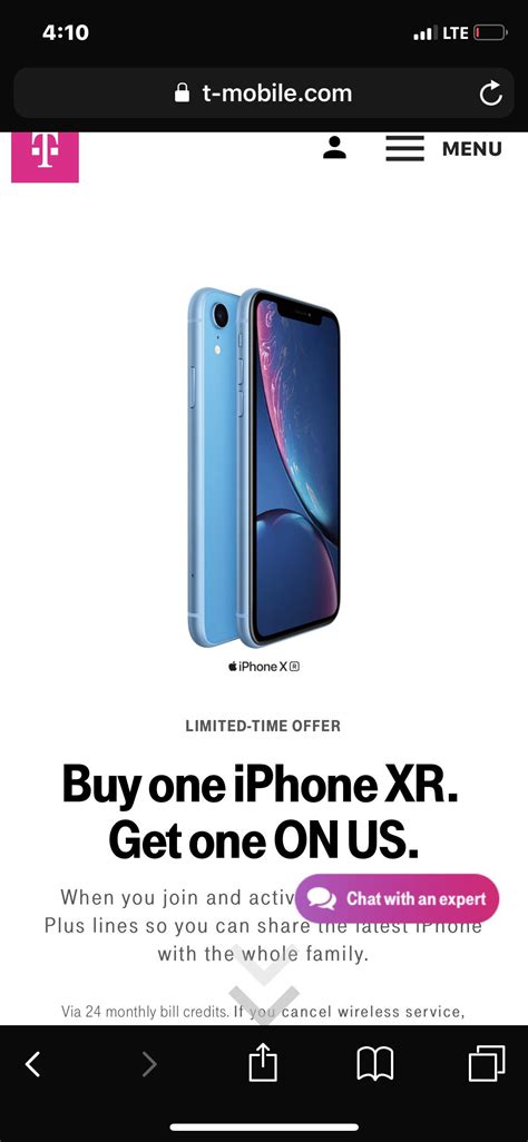 PSA: iPhone XR Promo requires Magenta Plus! Make sure to read the tiny ...