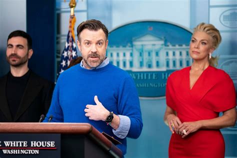 Sudeikis ‘ted Lasso’ Castmates Talk About Mental Health During White House Visit The