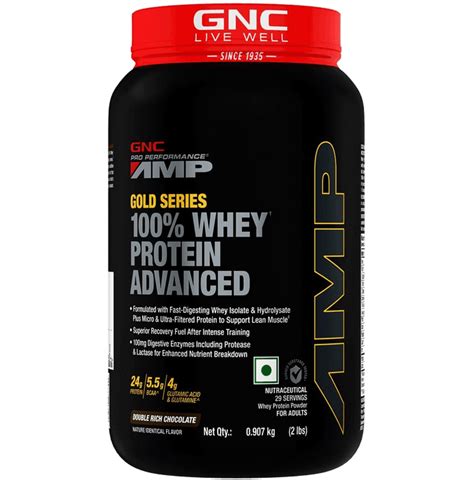 Buy GNC Gold 100 Whey Protein Advanced 2 Lbs Online Nutristar