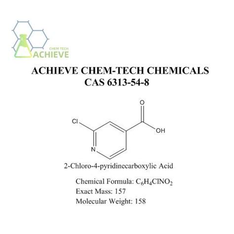 2 Chloro 4 Pyridinecarboxylic Acid CAS 6313 54 8 Suppliers