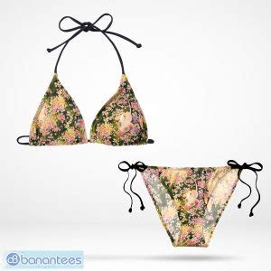 Mew Summer Flowers Beach New String Bikini Swimwear Gift Fans Banantees