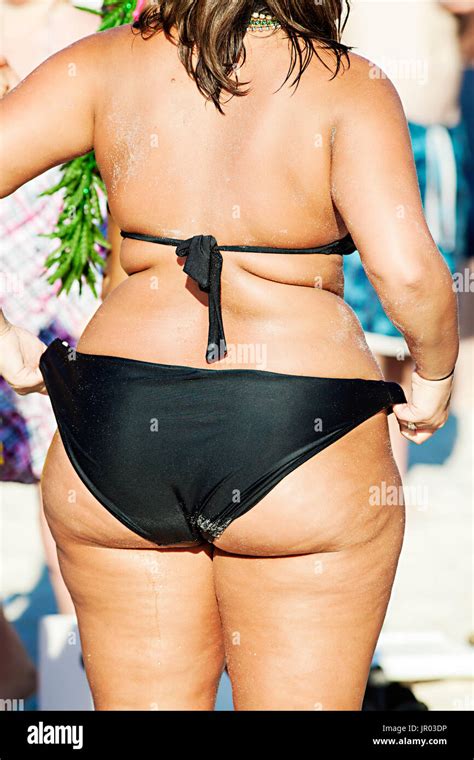 Fat Woman Bikini Stock Photos Fat Woman Bikini Stock Images Alamy