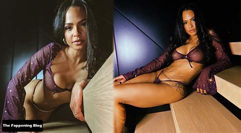 Christina Milian Flashes Her Nude Tits 5 Photos TheFappening