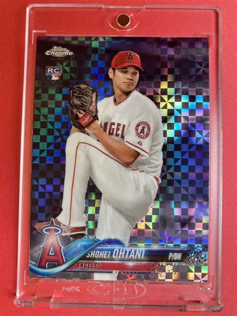 激レア 大谷翔平 ルーキーカード クローム エックスフラクター リフラクター 2018 Topps Chrome Rookie X