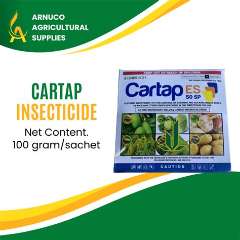 CARTAP 50SP Insecticide Cartap Hydrochloride 100grams Sachet Shopee