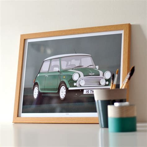 Mini Cooper Art Print 70x50cm Qrator