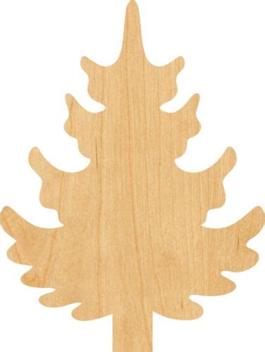 Pine Tree Laser Cut Out Wood Shape Craft Supply Woodcraft Cutout Ebay