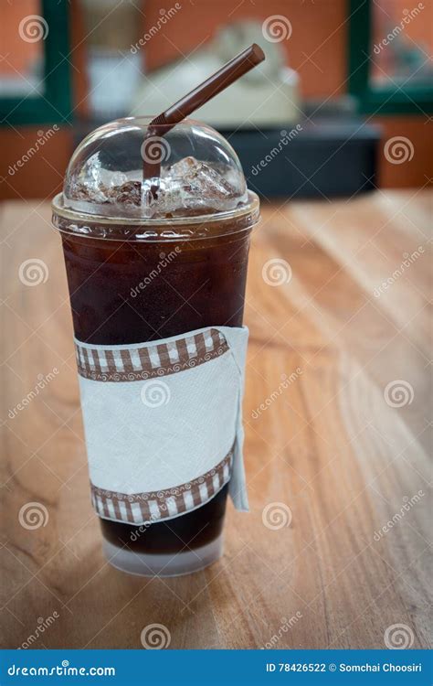 Iced Americano Black Coffee Stock Photo Image Of Friendly Americano