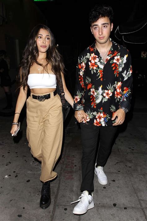 Madison Beer and boyfriend Zac Bia – Leaves Delilah in West Hollywood ...