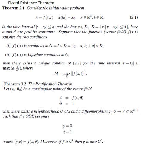 Prove The Picard Theorem 2 1 Away From A Singular Chegg