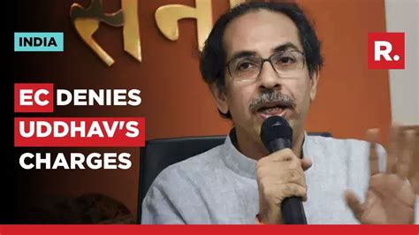 Shiv Sena Symbol Row Ec Files Affidavit In Supreme Court Says Uddhavs Allegation Cant Be