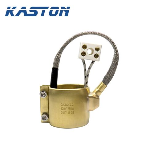 220v 120x100mm 2000w Blow Molding Barrels Electric Brass Nozzle Band Heaters China Brass Band