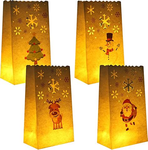 Amazon Uratot Pieces White Luminary Bags Paper Luminaries