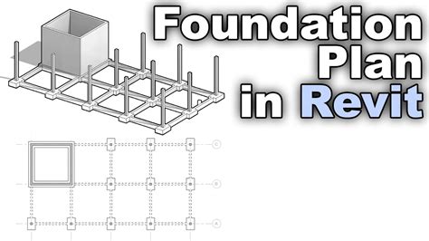 Foundation Plan In Revit Tutorial Footing In Revit Youtube