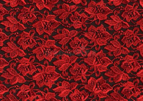 Red Lace Stock Image Image Of Ornamentations Texture 2362843