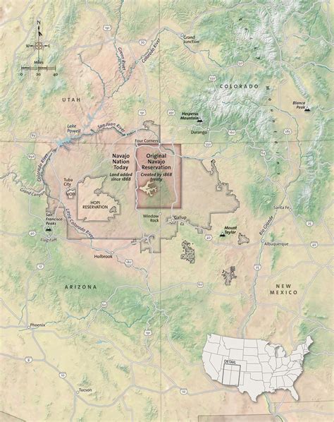 Navajo Nation District Map