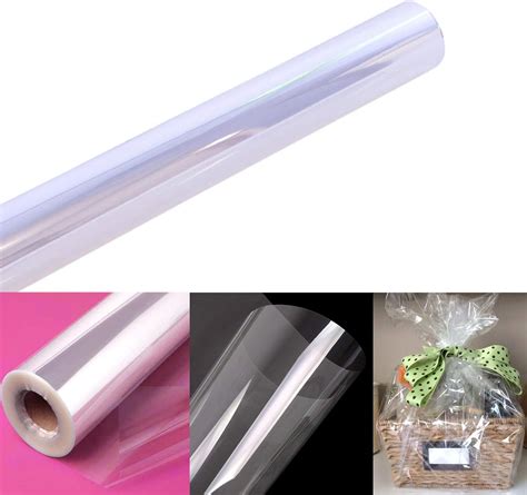 Clear Cellophane Wrap Roll 100 Ft Long X 16 In Wide 2 3 Mil