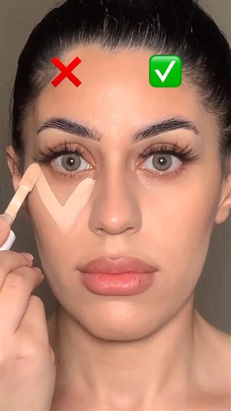 How To Apply Concealer Correctly Tutoriales De Maquillaje De Cejas