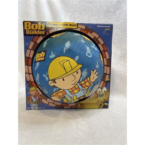 Hedstrom | Toys | Vintage Bob The Builder Playground Ball By Headstrom ...