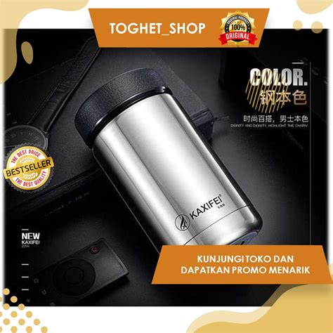 Jual Termos Mini Botol Minum Thermos Tumbler Tahan Panas Dingin 400ml