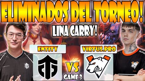 VIRTUS PRO VS ENTITY BO3 GAME 3 ELIMINACIÓN WATSON VS KRYLAT BETBOOM