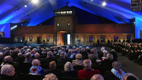 Auschwitz survivors gather where 'civilization collapsed'