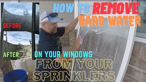 How To Remove Window Hard Water Spots From Your Sprinklers Like A Pro