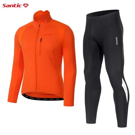 Santic Men S Cycling Set Winter Warm MTB Cycling Set Cycling Plus